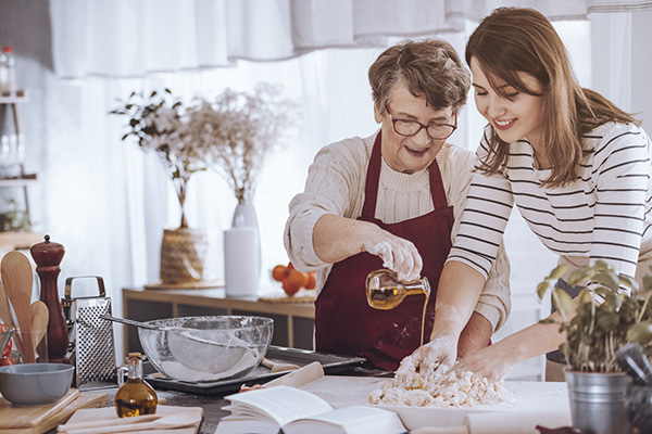 An entrepreneur starting an baking coach home business