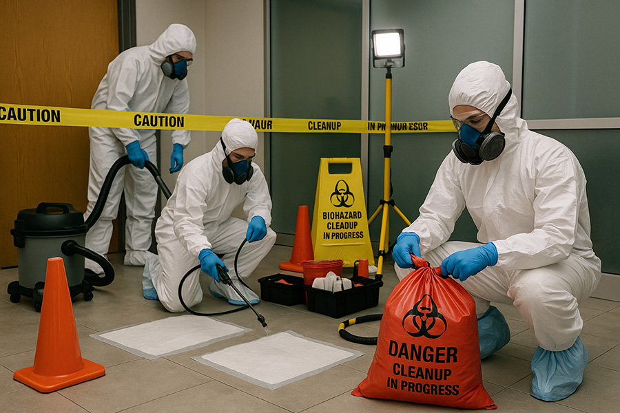 Commercial Cleaning up of a Crime Scene